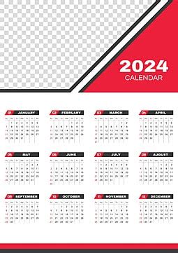 2024 Calendar Template Psd Free Download - Belva Cathryn