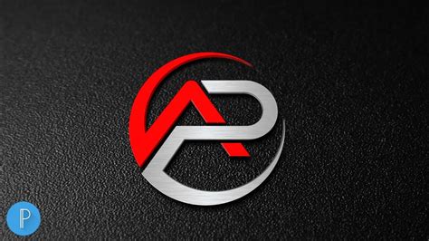 Professional logo ''AP'' design on android mobile, Pixellab tutorial [ASRAFUL ART] - YouTube