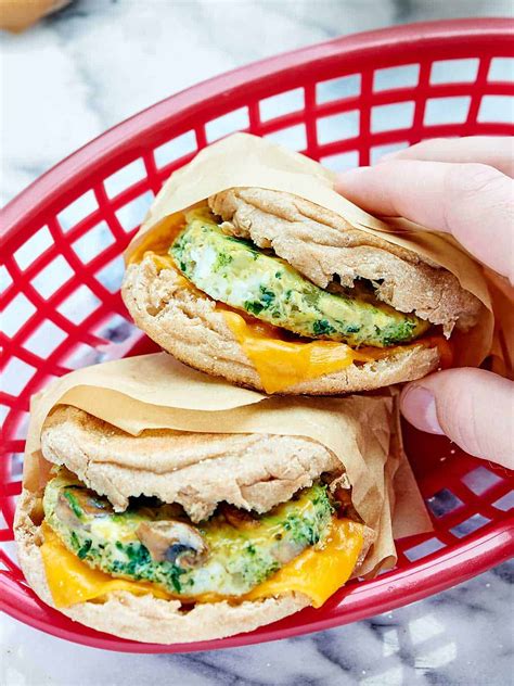 Healthy Breakfast Sandwich - Make Ahead Freezer Friendly Option!