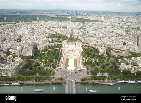 Paris, view from the Eiffel Tower Stock Photo - Alamy