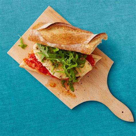 Parmesan Chicken & Roasted Tomato Sandwiches Recipe