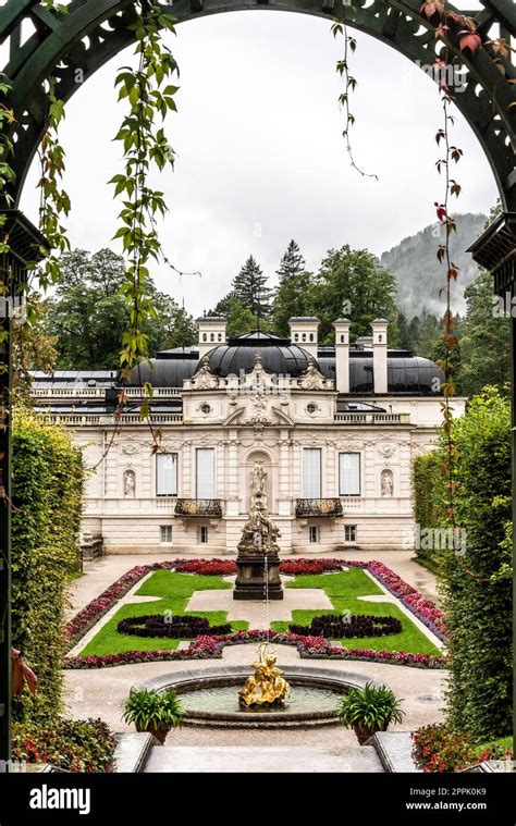 Linderhof Palace and its Park, Upper Bavaria Stock Photo - Alamy