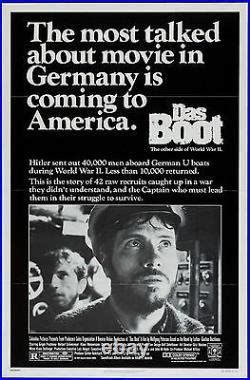 DAS BOOT/THE BOAT original WORLD WAR 2 SUBMARINE movie poster JURGEN ...