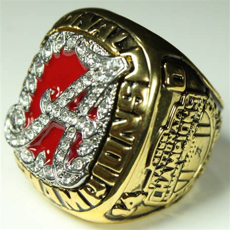 Nick Saban Alabama High Quality Replica 2009 National Championship Ring ...