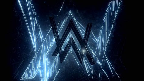 Gray and white logo, Alan Walker logo HD wallpaper | Wallpaper Flare