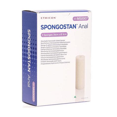 Buy Ethicon Biosurgery Spongostan Anal Absorbable Hemostat (8 x 3 cm, Box Of 20) Online at best ...