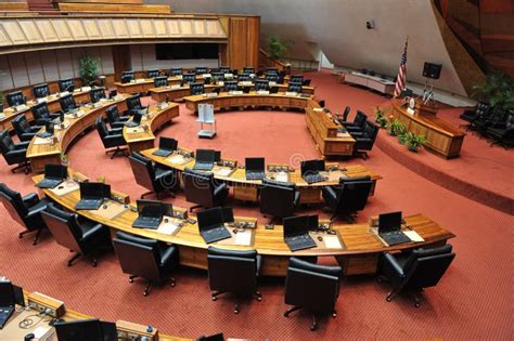 Interior of the Hawaii House of Representatives Building Stock Image - Image of government ...