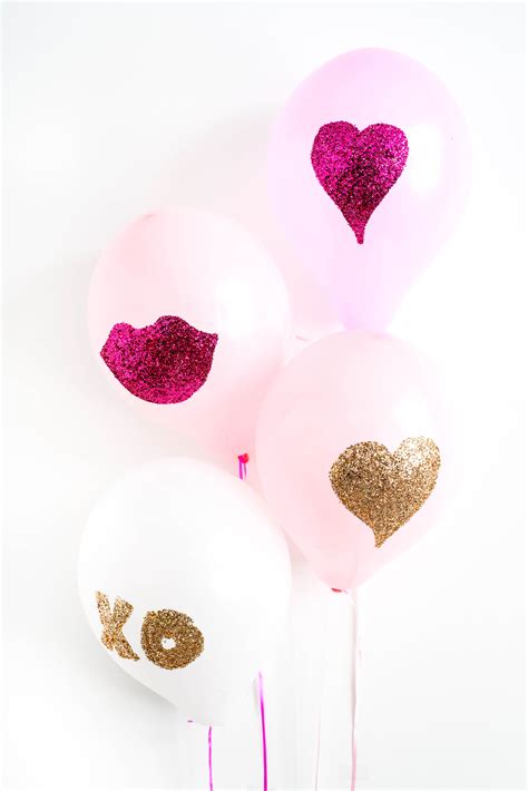 DIY Glitter Balloons - Let's Mingle Blog