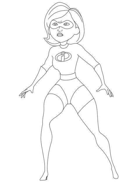 Elastigirl tracing from a screencap for coloring by kilowatts62 on ...