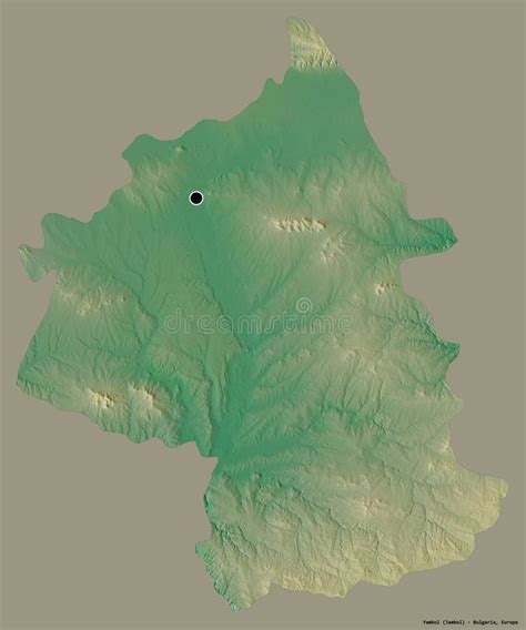 Yambol Province Republic of Bulgaria, Provinces of Bulgaria Map Vector Illustration, Scribble ...