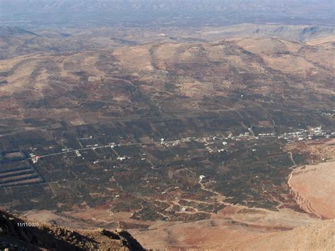 A view from a high peak of the Anti-Lebanon Mountains – Syrian Heritage ...