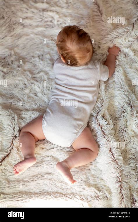 first movements and crawling cute baby Stock Photo - Alamy