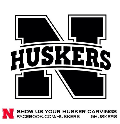 Stencils, Nebraska and Nebraska cornhuskers on Pinterest