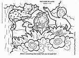 God Created The Earth Coloring Pages  Free Printable Sheets sketch template