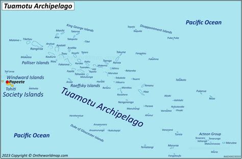 Tuamotu Archipelago Map | French Polynesia | Detailed Maps of Tuamotu Islands (Tuamotus)