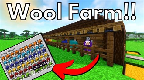 Minecraft Tutorial | Sheep Farm 1.18.2 | fully automatic WOOL!! - YouTube