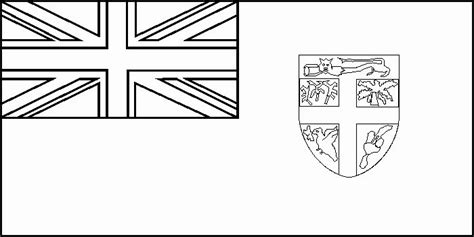 M/fiji Flag Coloring Coloring Pages