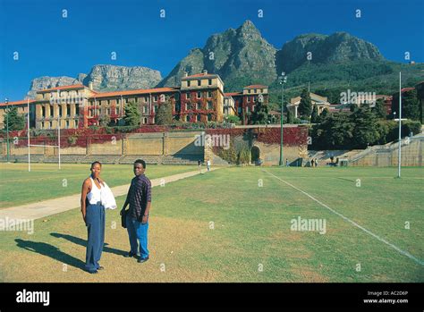 Two students in the grounds of the University Cape Town South Africa Stock Photo - Alamy