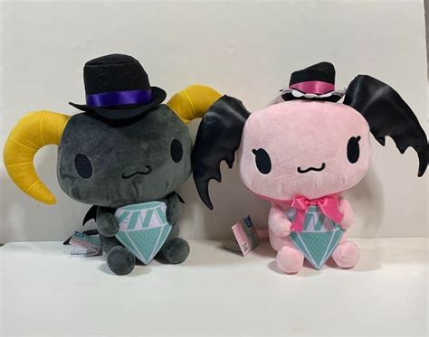 Sanrio LLOROMANNIC BIG Plush doll Cherry & Berry Set of 2 Prize FuRyu | eBay
