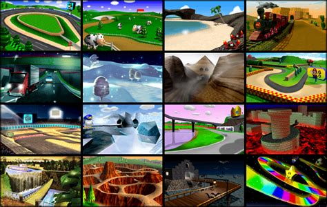 Mario Kart 64 Maps