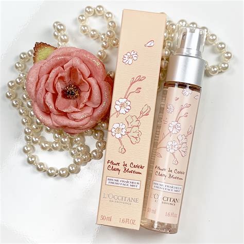 L'occitane Cherry Blossom Fresh Face Mist 50ml Made... - Depop