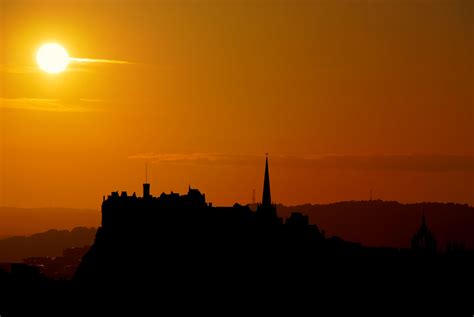 Edinburgh Castle Sunset | View Large On Black | Peter Walker | Flickr