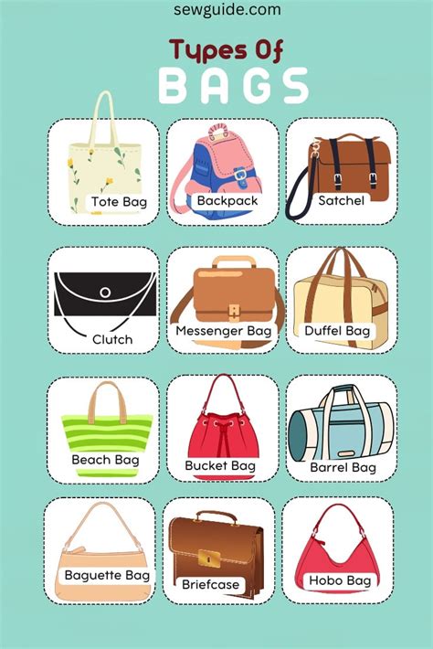 30 types of BAGS you should own - SewGuide