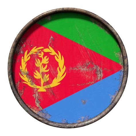 Old Eritrea flag stock illustration. Illustration of rendering - 109448783