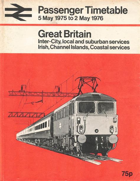 British Rail 1975-05 [Great Britain] – Timetable World