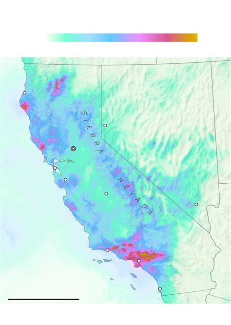 Mapping the rainfall in California from the atmospheric river - The ...