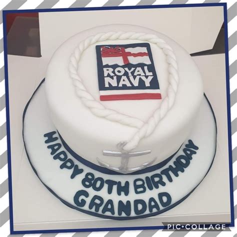 Pin by Heather Tong on Armed forces day cake | Navy birthday, Cake, Royal navy