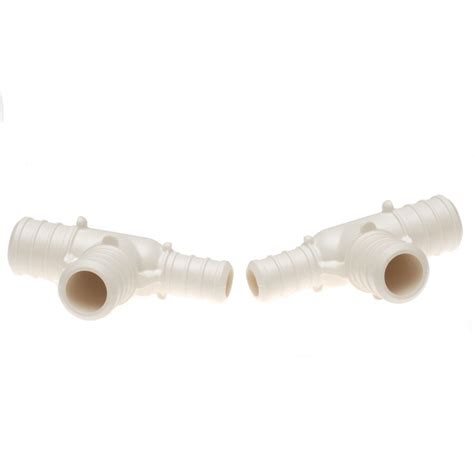 Shop Apollo 2-Pack 3/4-in dia Brass/Plastic PEX Tee Crimp Fittings at Lowes.com