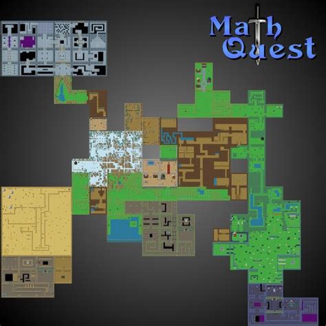 Math Quest Map | RoomRecess.com | Math, Math teacher, Map