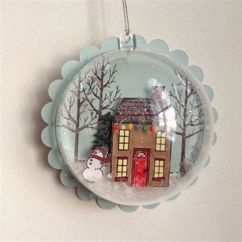 White Christmas Ornament