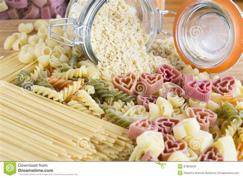 Heart shaped pasta stock photo. Image of detail, italian - 37804242