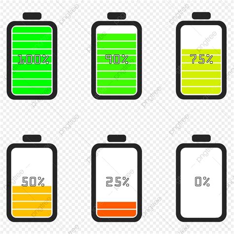 Smartphone Battery Percentage Icon, Smartphone Icons, Battery Icons, Percentage Icons PNG and ...