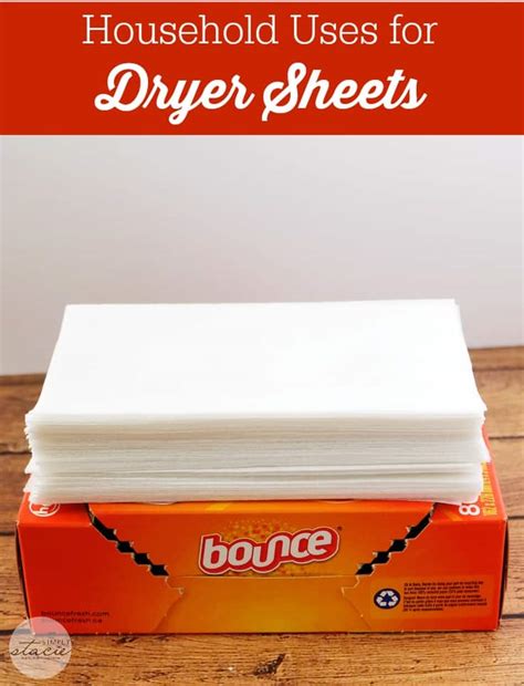 Household Uses for Dryer Sheets - Simply Stacie