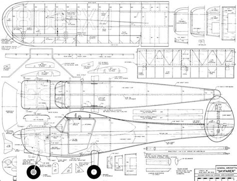 Skyfarer RC 50in Plans - AeroFred - Download Free Model Airplane Plans