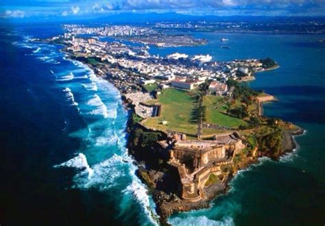 El Morro,Old San Juan,puerto Rico Puerto Rico seen from the sky Mi ...