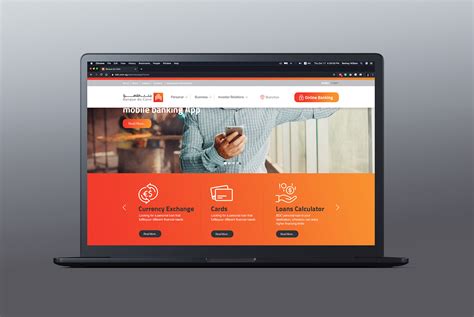 Banque Du Caire Website Redesign on Behance