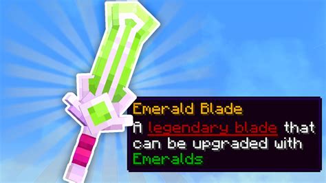 I rushed the legendary Emerald Blade... - YouTube