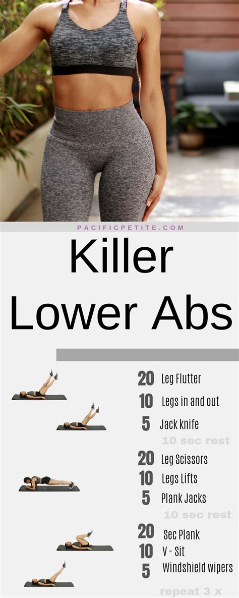 Pin on ♥Lower Abs Workouts - Exercises for lean abs and core to reach healthy workout goals