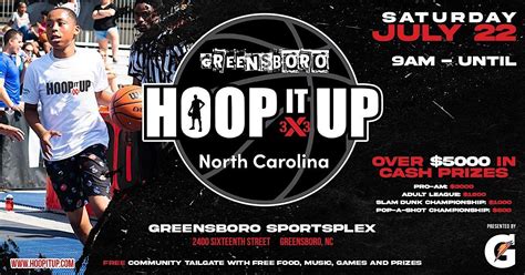 Hoop -It-Up NC, Greensboro Sportsplex, 22 July 2023 | AllEvents.in