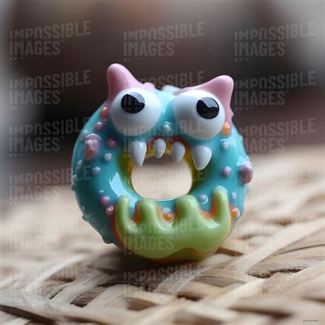 Donut monster - Impossible Images - Unique stock images for commercial use.