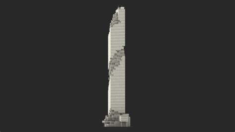 Mahanakhon building 3D - TurboSquid 1478253