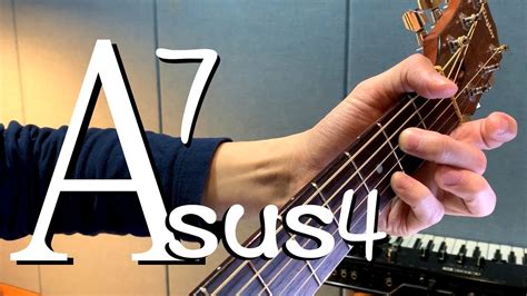 [하루10분 통기타] A7sus4 코드 소리 & 모양 (중급) A7sus4 chord guitar lesson - 기타솔져 - YouTube