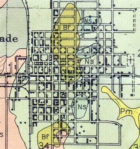 Map of Fort Meade, 1927, Florida