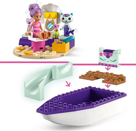 LEGO Gabby's Dollhouse Gabby & MerCat's Ship & Spa - Kiddlestix Toys