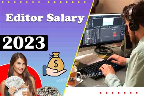 Editor Salary in India – News/Film or Video Editor Pay Scale Monthly