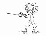 Printable Fencing Coloring Pages Pdf  Coloringfoldercom sketch template